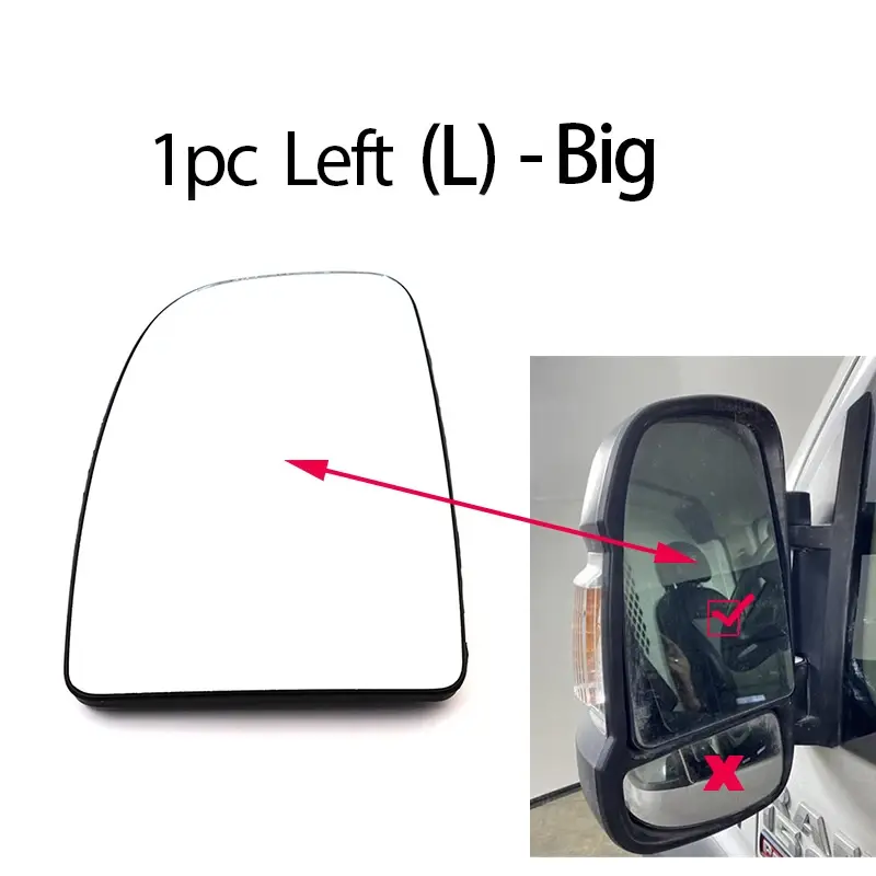 Thumbnail: Rear View Rearview Mirror Glass Door Wing Mirrors Heated Side Mirror Glass for P