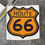 Thumbnail: Motorcycle Frosted Stickers U.S. Historic Route 66 Sign Stickers for pcx125 yama