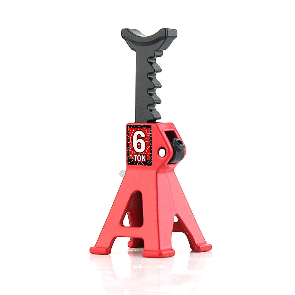 Thumbnail: 1PCS RC Car Scale Jack Stands Lift Pair Rack Tire Change Tool for Traxxas TRX-4M