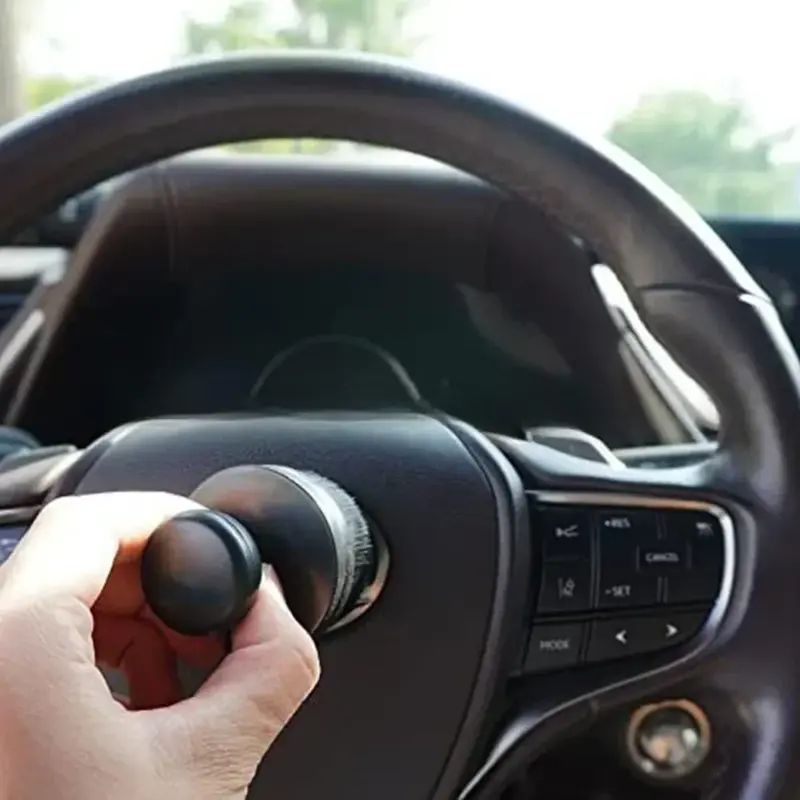 Thumbnail: Auto Detail Brush Portable Car Tire Brush with Seal Cover High Density Soft Deta