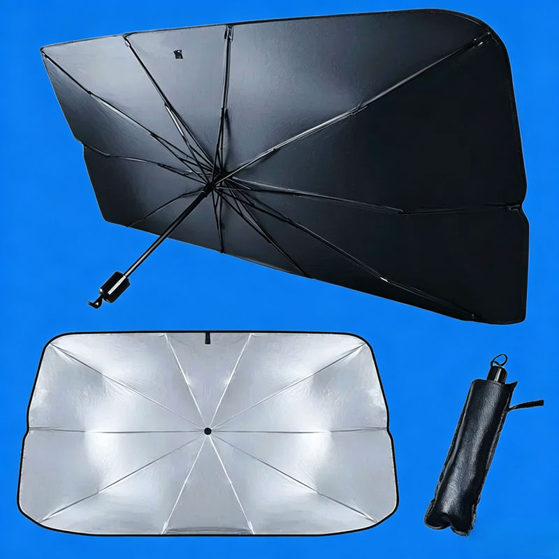 Universal Retractable Car Sunshade Front Windshield Parasol Heat Insulation Anti