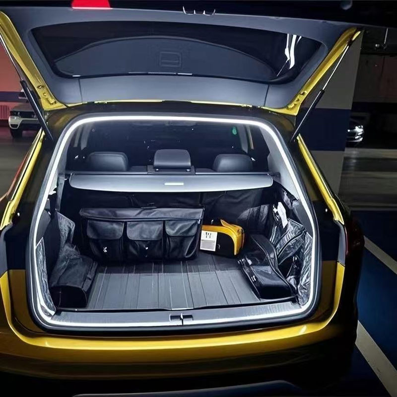 Car SUV trunk atmosphere light, rear trunk lighting, car interior high-brightnes