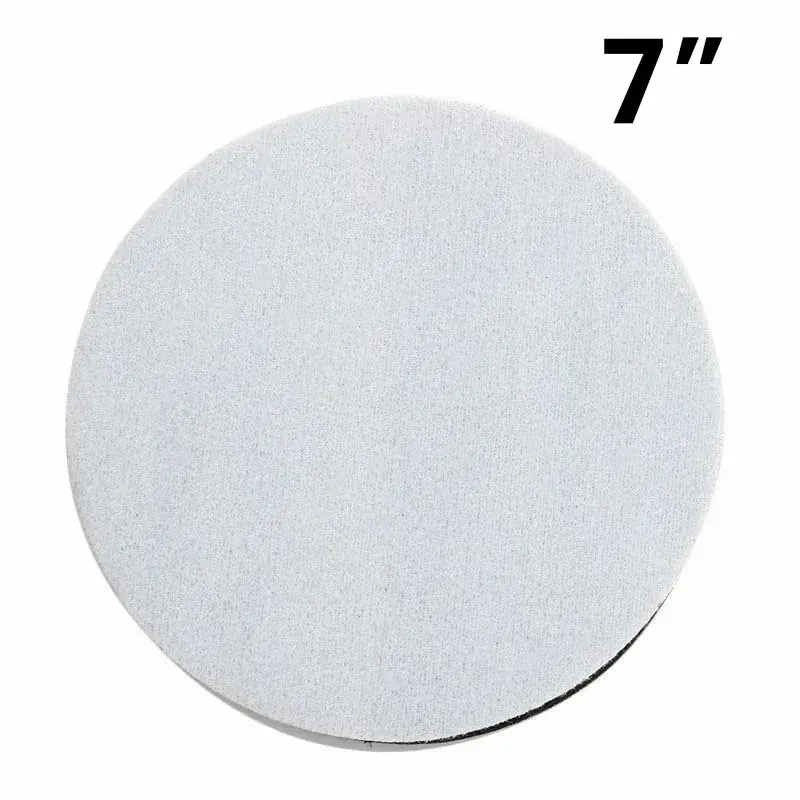 Thumbnail: 5pcs 7 Inches 180mm Car Round Flat Polishing Wheel Foam Buffing Sanding Pad Disc