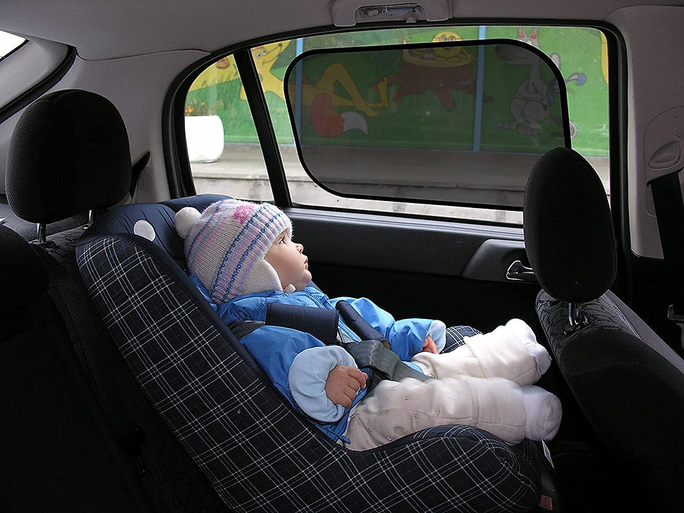 Thumbnail: Rirool Side Automotive Window Sunshades, Glare and UV Rays Protection Car S..