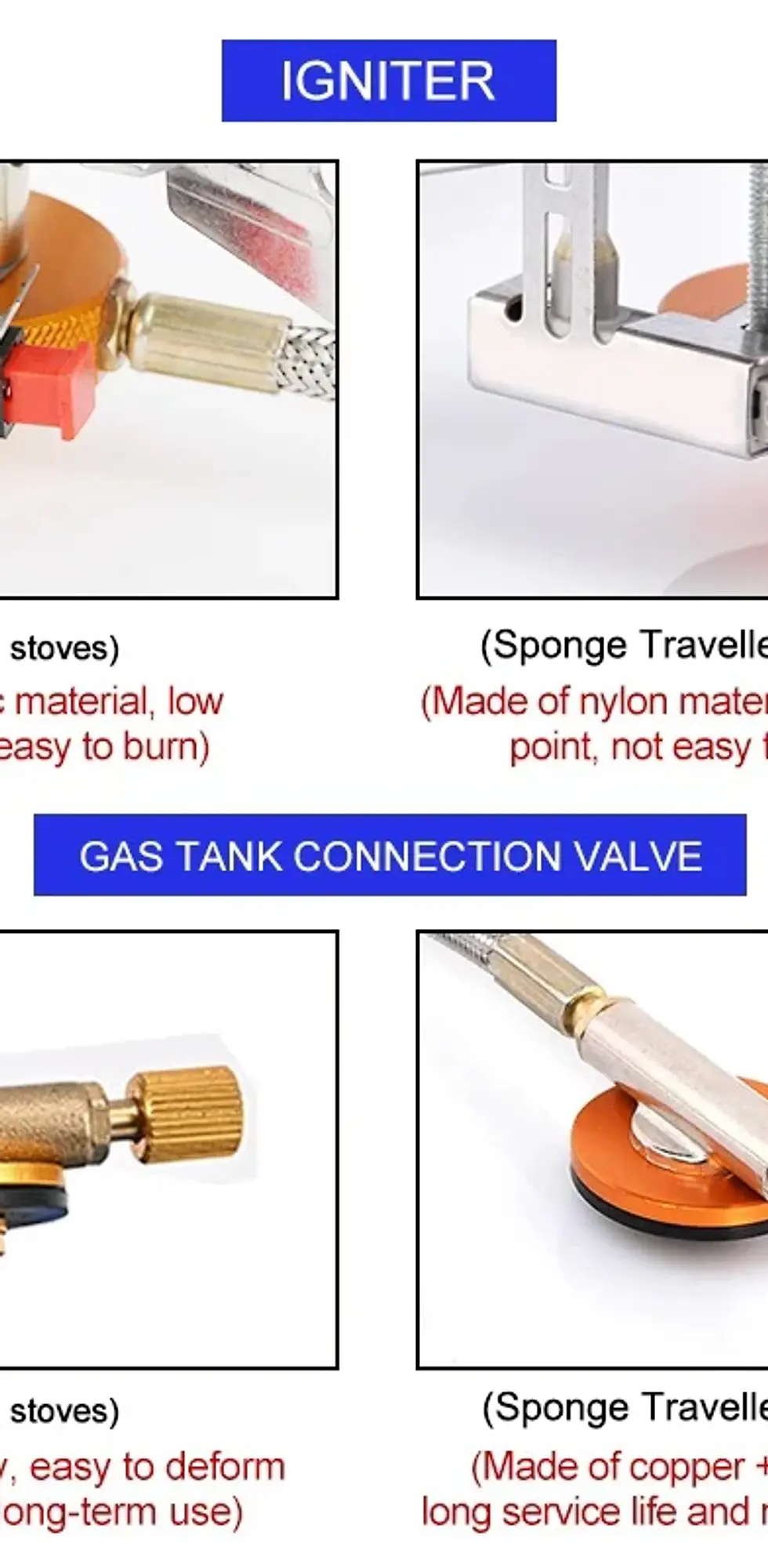 Thumbnail: Camping Gas Stove Portable Folding Outdoor Backpacking Stove Tourist Equipment F
