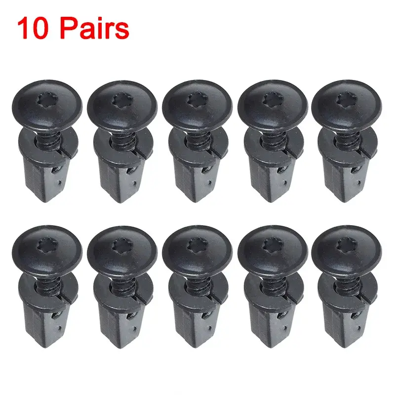 Thumbnail: 10/20 Pcs Engine Cover Undertray Splashguard Wheel Arch Torx Screw Retainer Fast