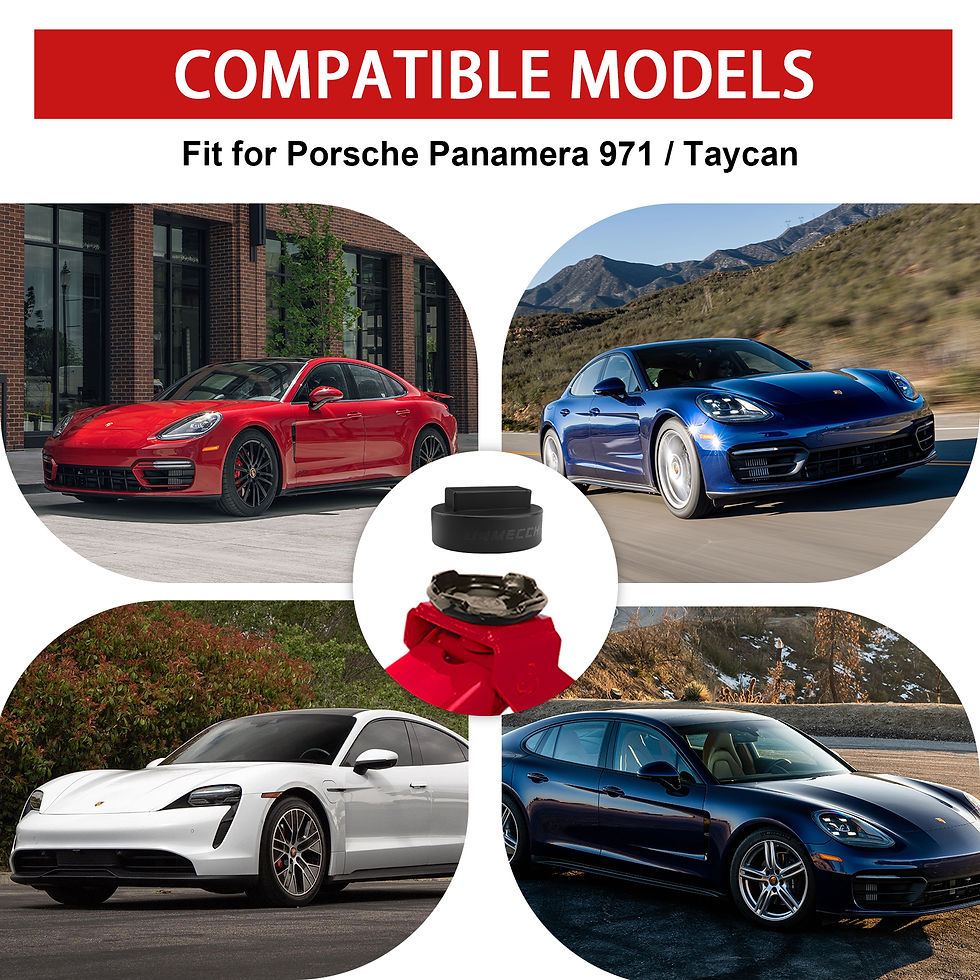 Thumbnail: Rubber Jack Pad Adapter For Porsche Panamera 971 Taycan Car Jack Support Block F