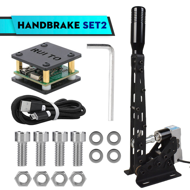 Thumbnail: Simulated Racing Handbrake Usb Sim 64bit Load Cell For Rally Adjustable GamesBra