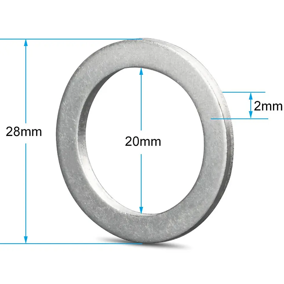 Thumbnail: 20 X New Oil Drain Plug Crush Washer Gasket (20mm) 94109-20000 for Honda