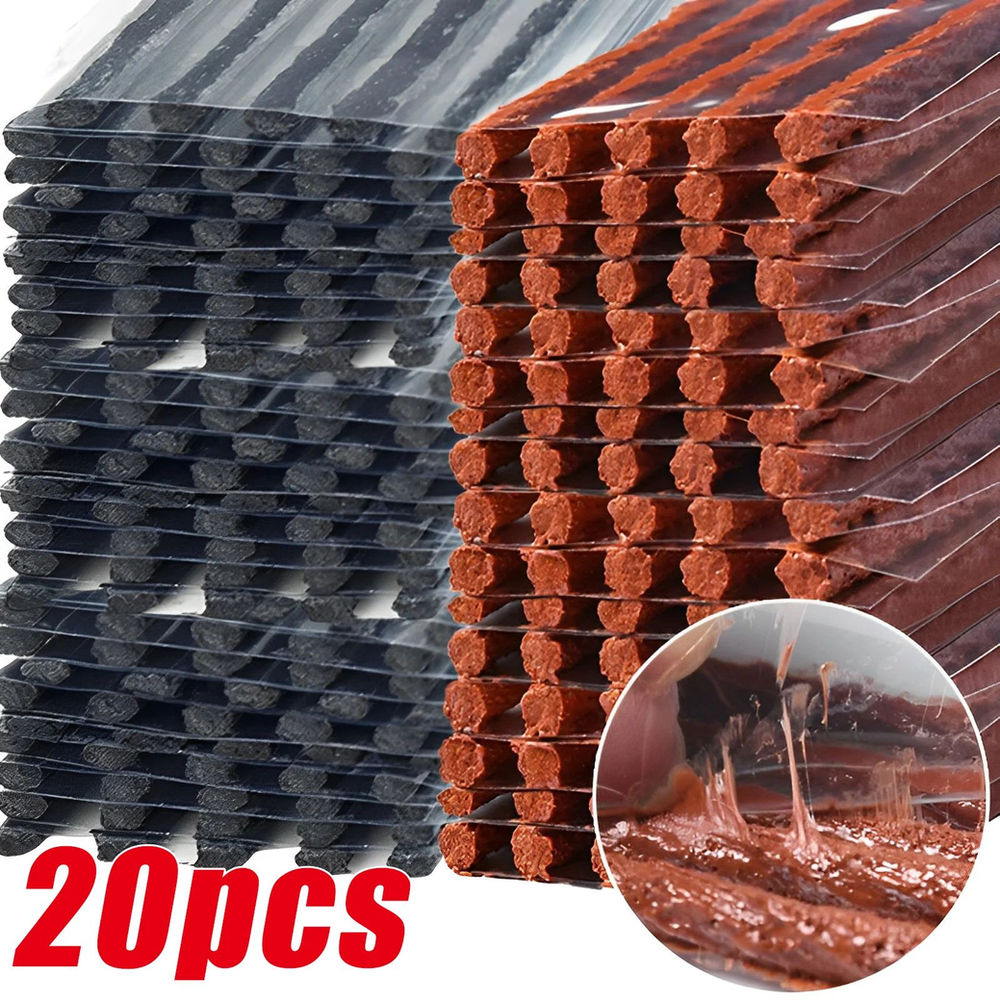 20Pcs Tire Repair Strips Stiring Glue for Tyre Puncture Emergency Car Motorcycle