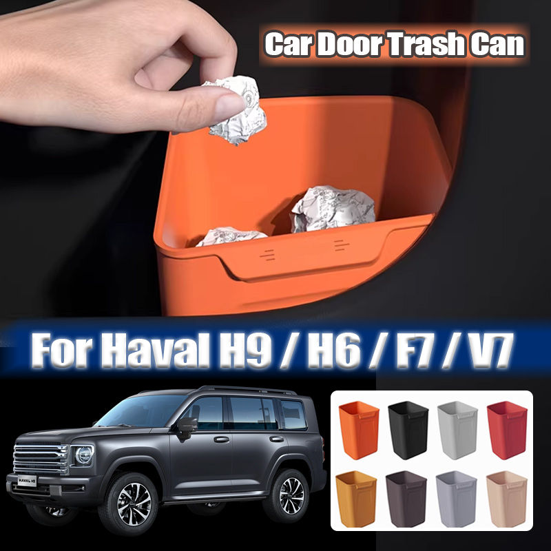 Car Storage Box For Haval H9 H6 F7 V7 Silicone Door Trash Waterproof Can Umbrell