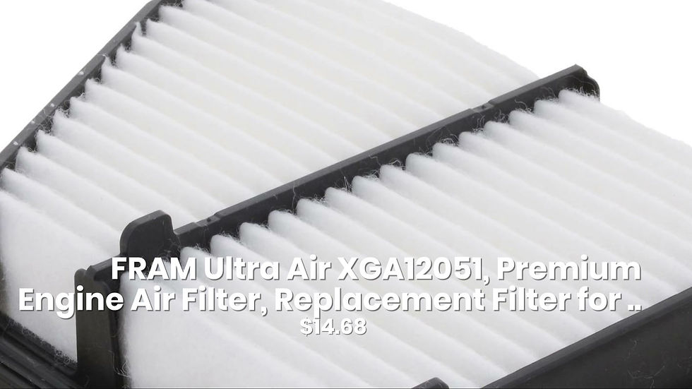 Thumbnail: FRAM Ultra Air XGA12051, Premium Engine Air Filter, Replacement Filter for ..