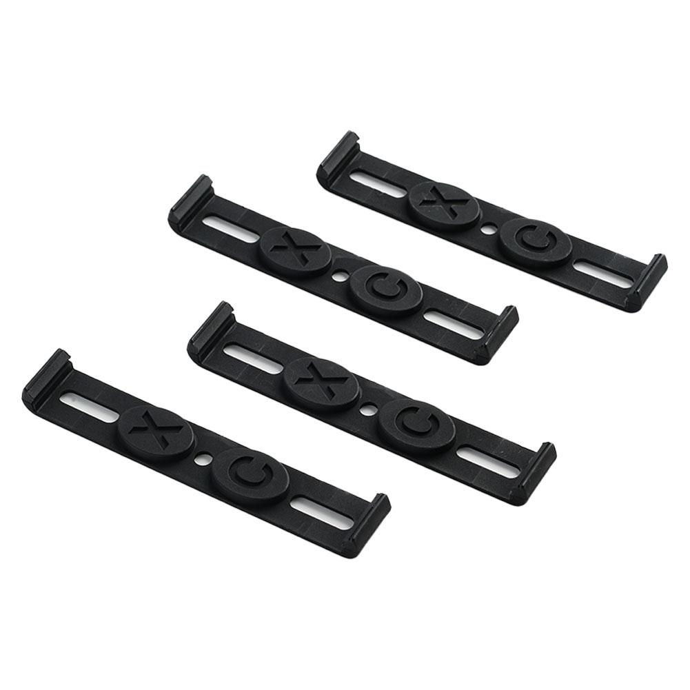 4Pcs Frameless License Plate Holder Weather-Proof Frameless License Plate Frame