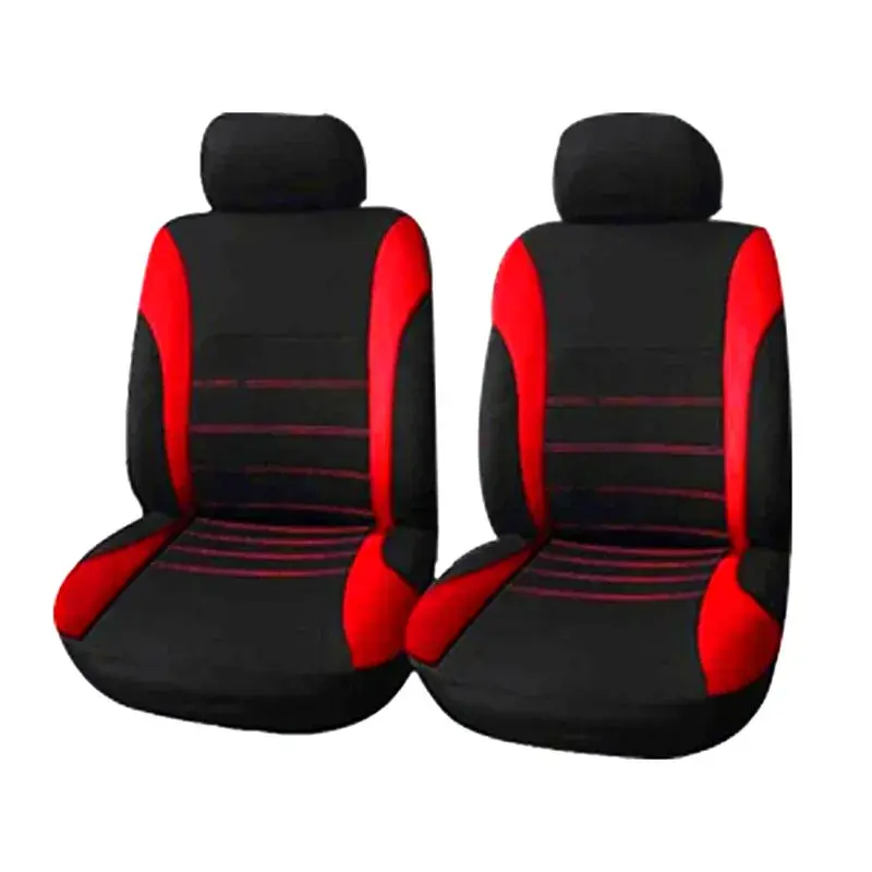 Thumbnail: Auto Parts Car Seat Cover Polyester Fabric 2/4/9 Piece Set Four Season Universal