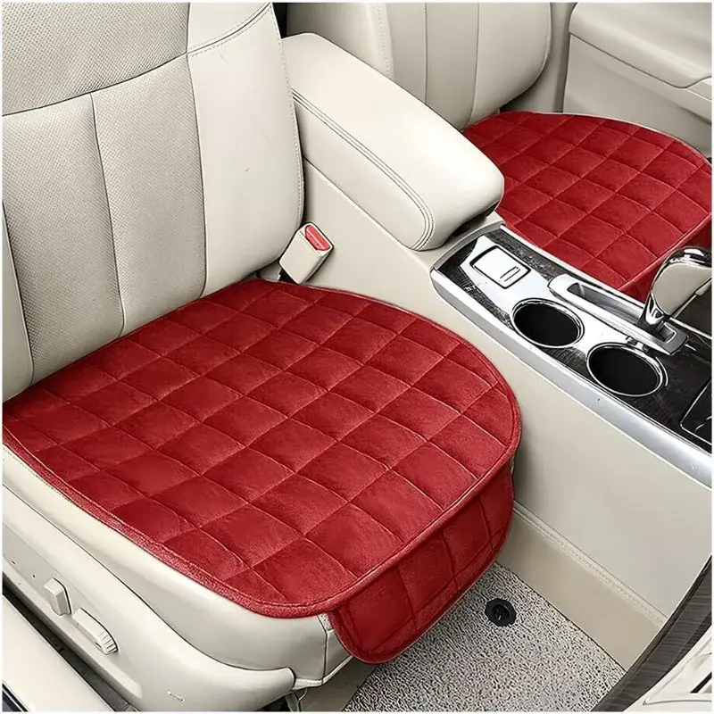 Thumbnail: Black Car Seat Cushion,Seat Pad with Non-Slip Rubber Bottom & Storage Pouch,Univ