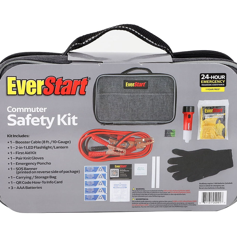 Thumbnail: EverStart Commuter Emergency Kit with Roadside Assistance 3 in Depth x 7 in..