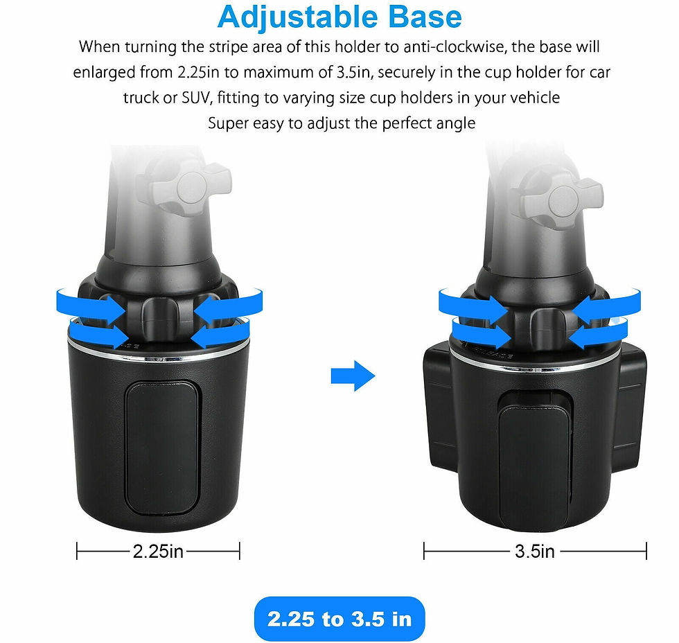 Thumbnail: Car Phone Holder Mount, Phone Mount for Car Universal 360 Adjustable Phone ..