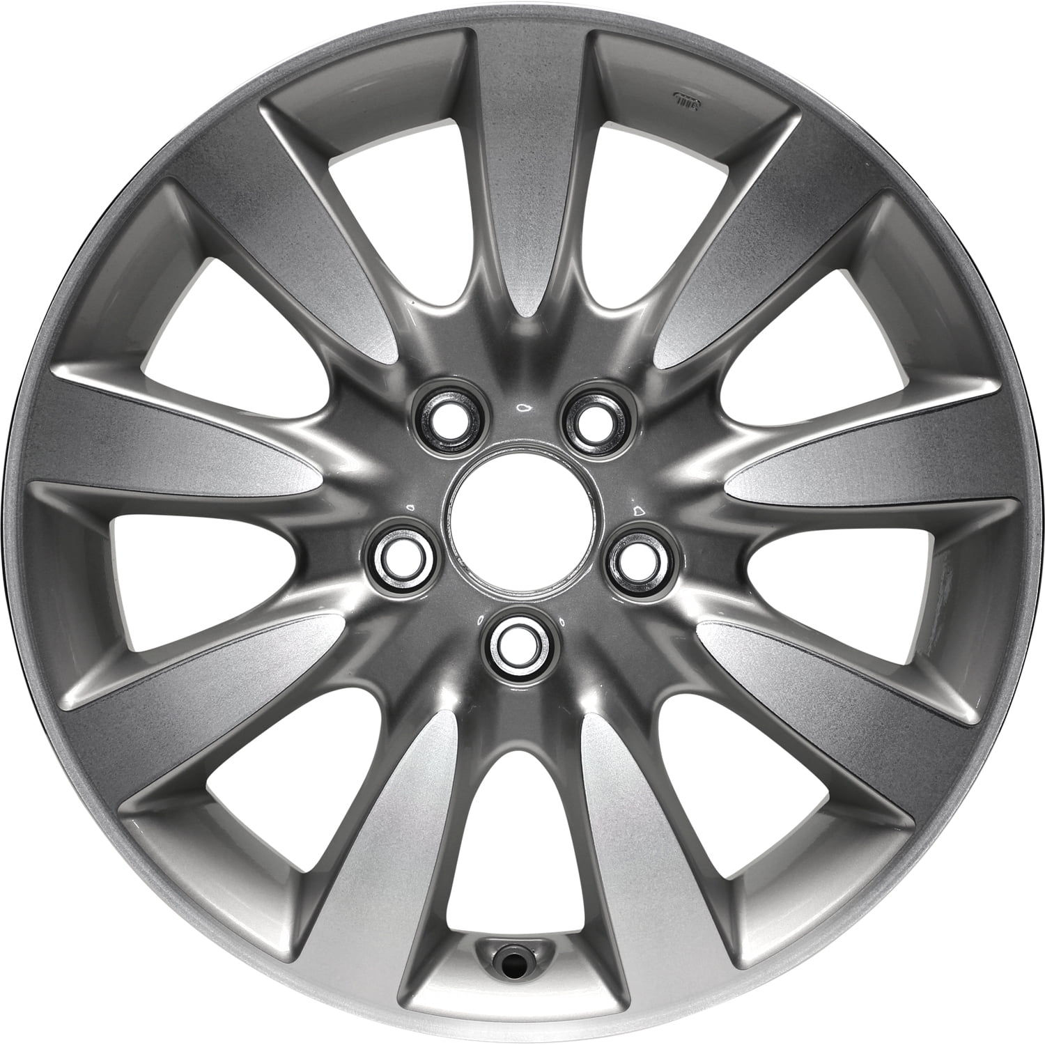 Remanufactured Machined and Painted Silver Aluminum Wheel 17 x 6.5 42700SD..