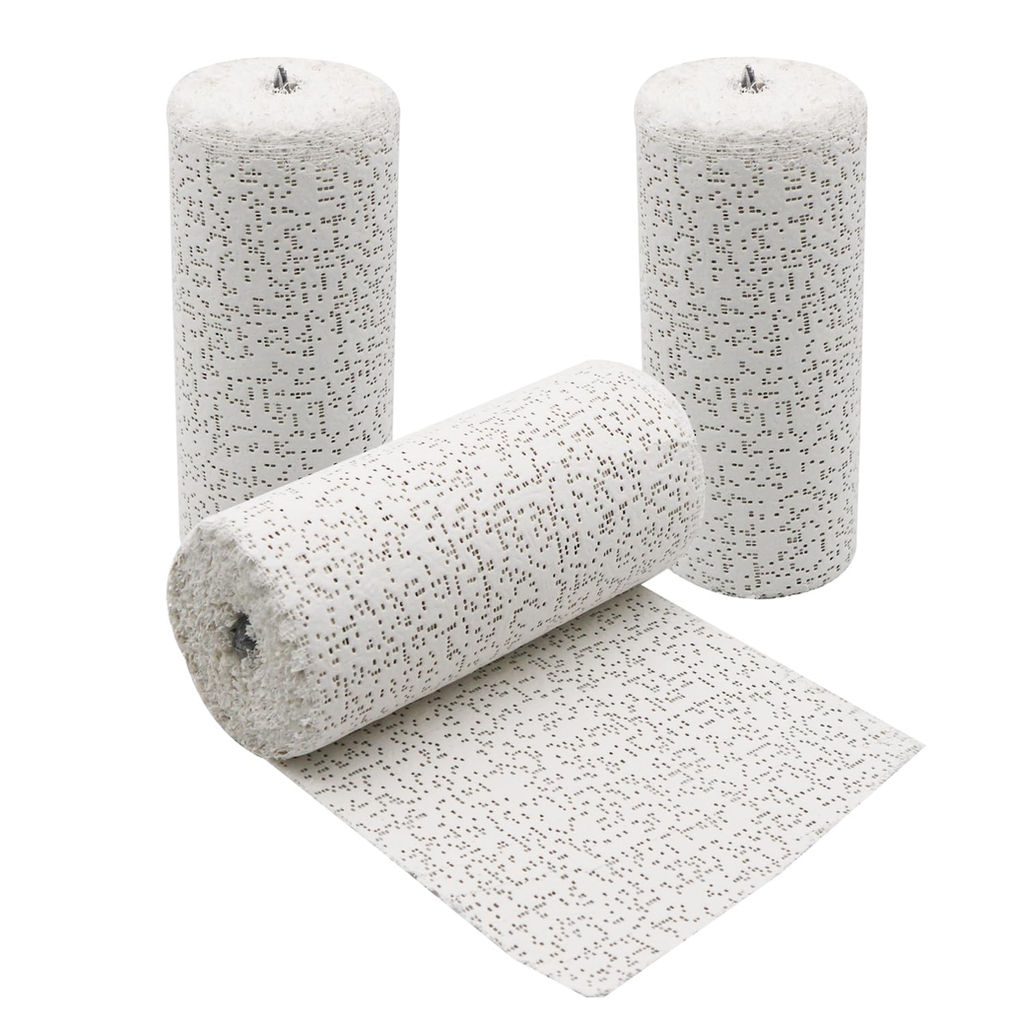 1\3 Rolls Plaster Cloth Bandages White Plaster Cloth Gauze First Aid Kit Bandage