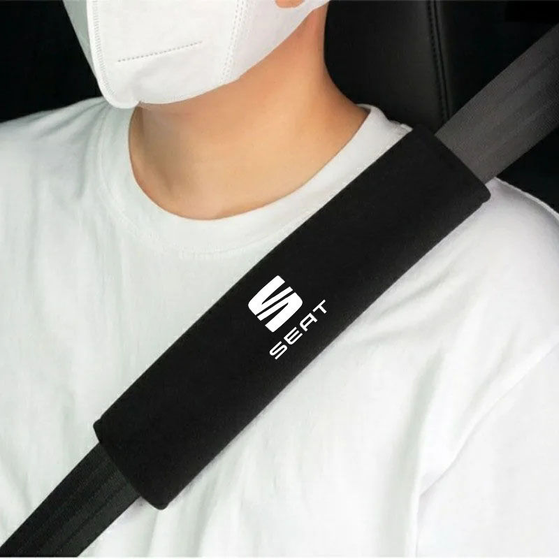 2Pcs Car Seat Belt Shoulder Protector Cover Safety Belt Padding Pad for Seat Leo