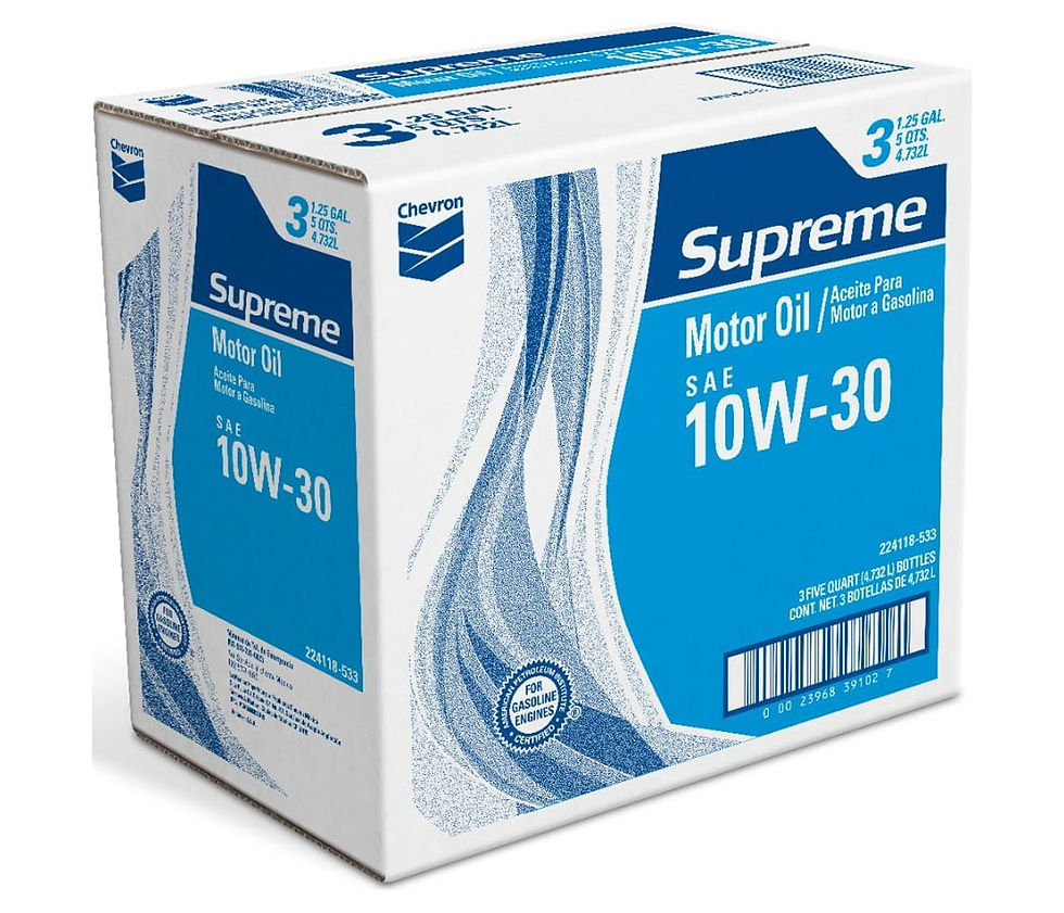 Thumbnail: Chevron Supreme 10W-30 Motor Oil, 5 Quart
