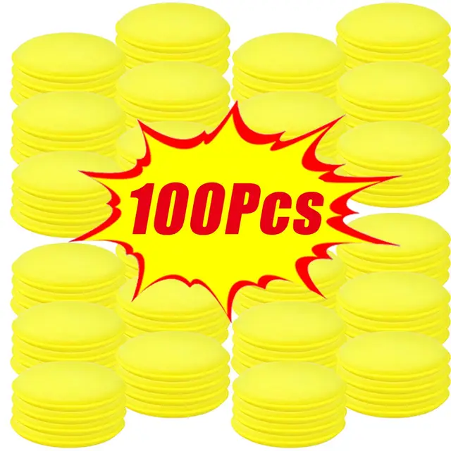 Thumbnail: Car Waxing Foam Polish Sponges Applicator Detail Washing Pads Wax Soft Sponge Cl