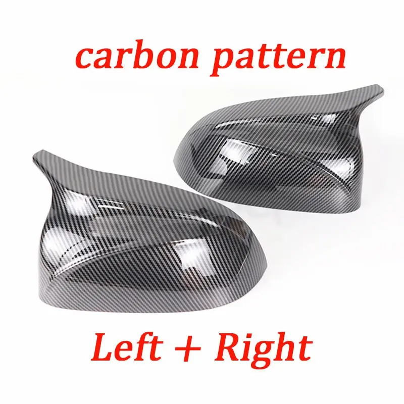 Thumbnail: Carbon Fiber/ABS Rearview Mirror Covers For BMW X3 G01 iX3 X4 G02 X5 G05 X6 G06