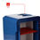 Thumbnail: Marvel Spiderman Blue Red 6 Can Mini Fridge Thermoelectric Cooler 4 Litre