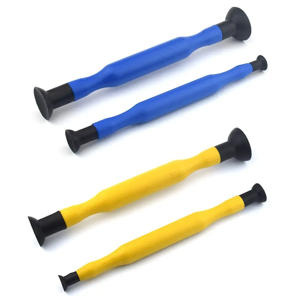Thumbnail: 2Pcs Valve Lapping Sticks Set Rubber Valve Lapping Grinding Stick with Suction C