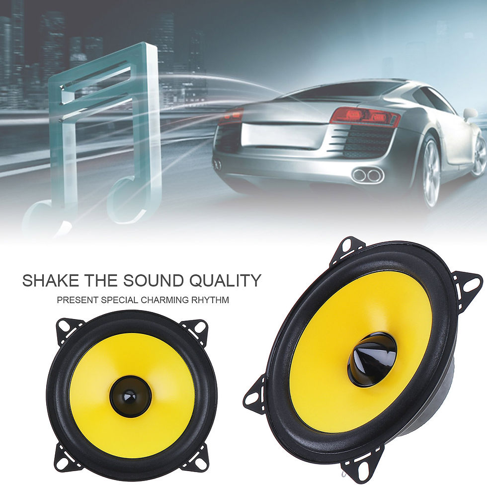 Thumbnail: 2pcs 2 Way 4 Inch 60W Full Range Frequency Car Audio Stereo Speaker, 2x60W Full