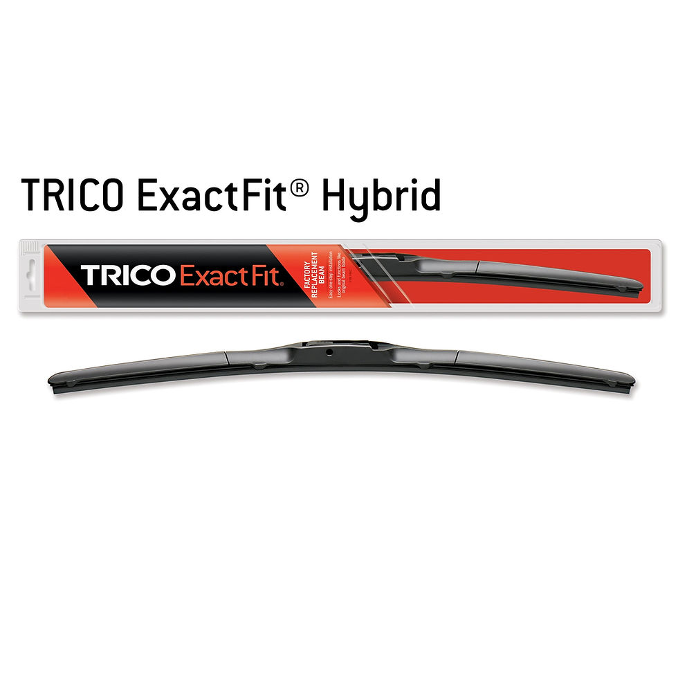 Thumbnail: TRICO ExactFit 22" Hybrid Windshield Wiper Blade (22-1HB) Fits select: 2019..