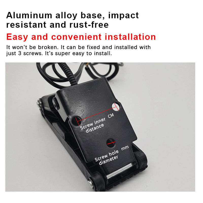 Thumbnail: Foot Pedal 2 3 Pins Electric Bike Scooter Throttle E-bike Electric Tricycle Acce