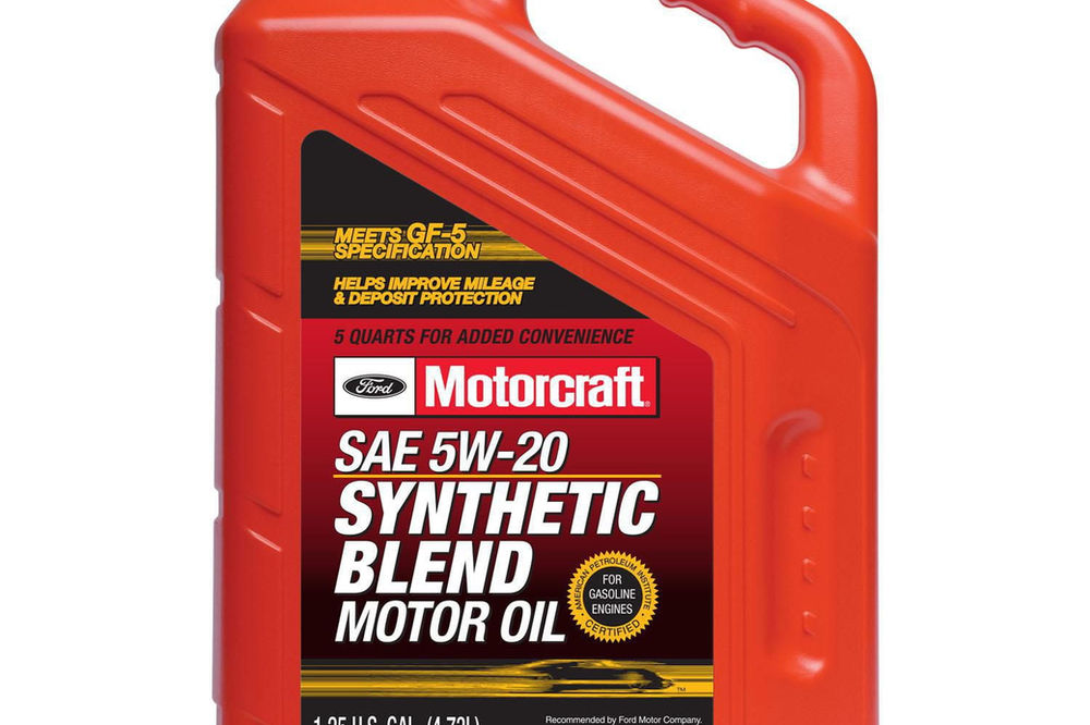 Motorcraft Synthetic Blend Motor Oil, 5W-20 - A premium-quality motor oil s..