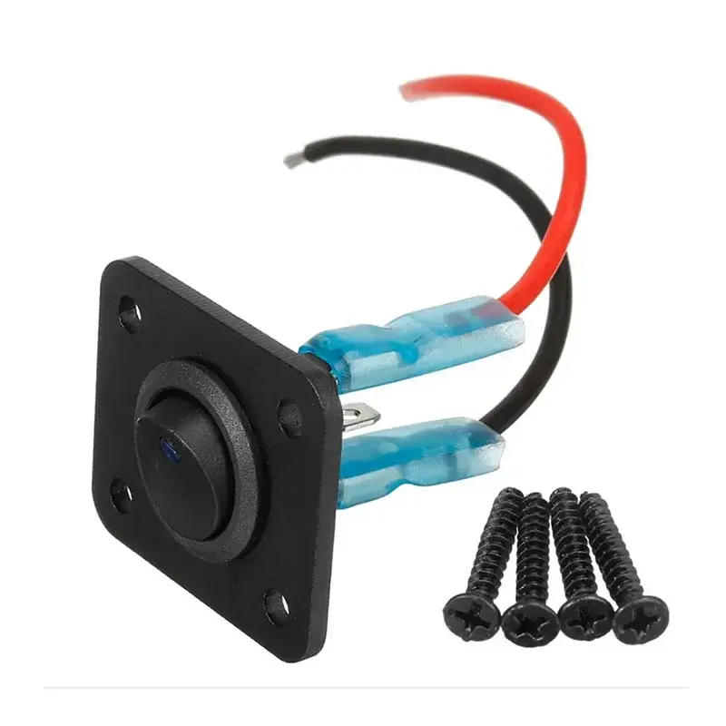 Thumbnail: 12V 1-4 Gang Universal Toggle Switch Panel USB Car Boat Marine RV Truck Blue LED