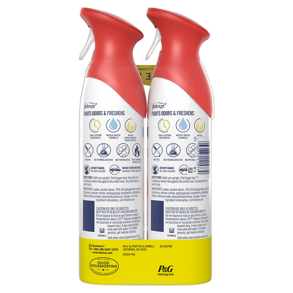 Thumbnail: Febreze Air Freshener Spray, Odor-Fighting Room Spray, Sweet Watermelon Vine, 8.