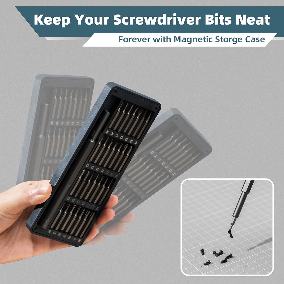 Thumbnail: Deli 57-in-1 Small Precision Screwdriver Set, Professional Magnetic Mini Ho..