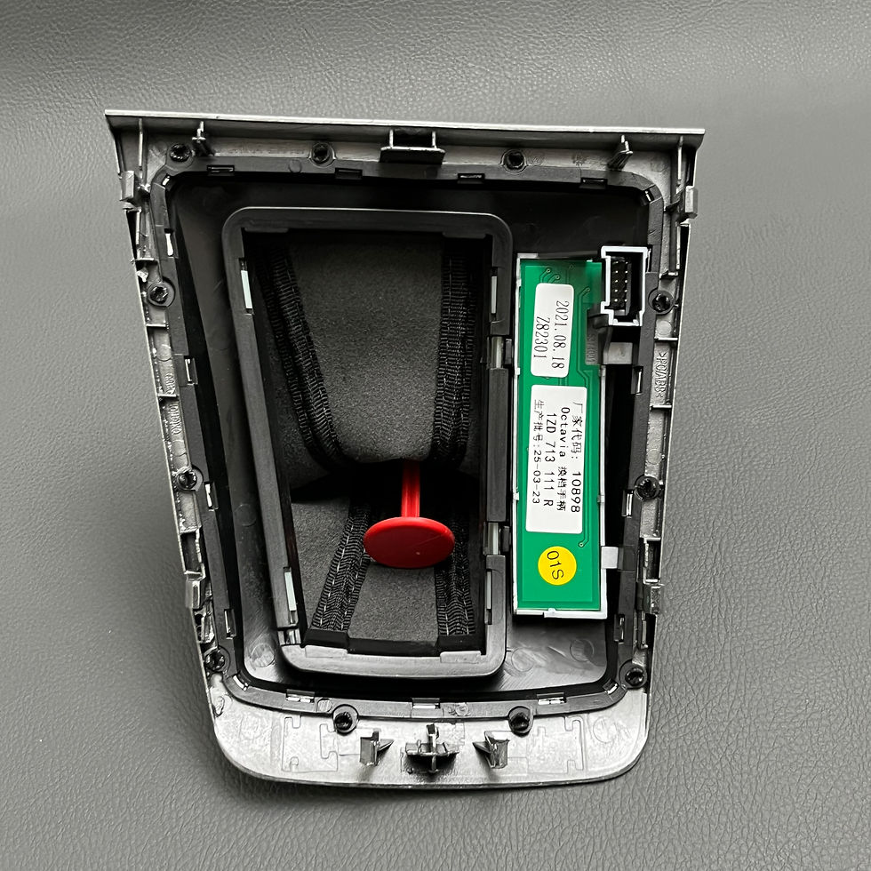 Thumbnail: For Skoda Octavia 2007-2013 RS Automatic Gear Shift Knob With Dust Cover Mahogan