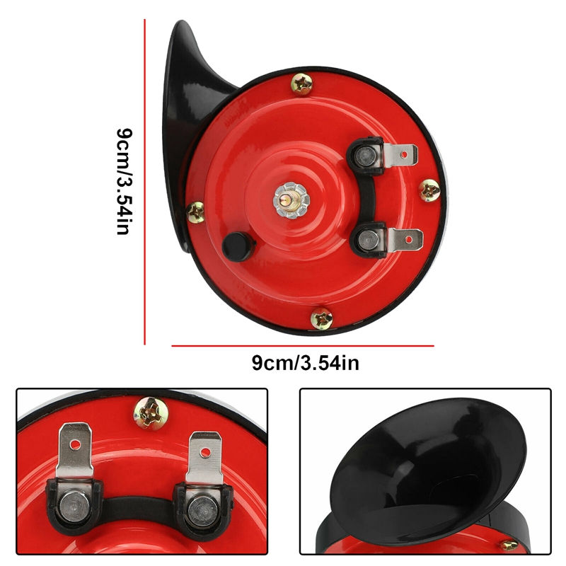 Thumbnail: 12V Super Loud Train Horns 100DB Waterproof Automotive Loudspeaker Universal Car