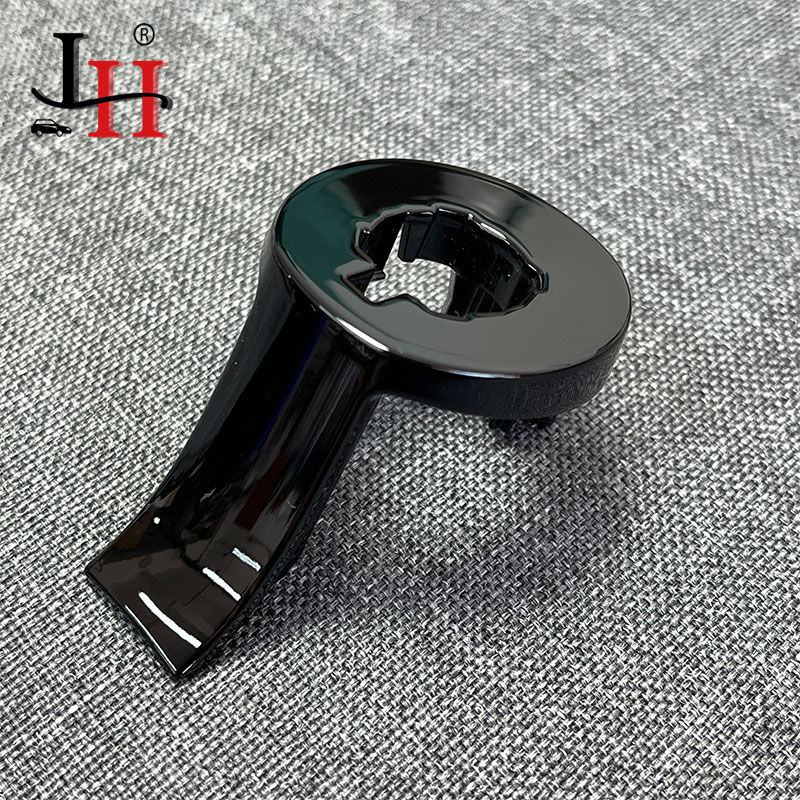 Thumbnail: 1PCS Chrome Matt With Leather Shift Knob Gear Side Cover DSG Emblem For VW Golf