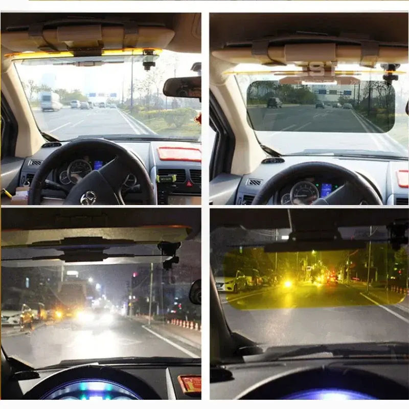 Thumbnail: 2 in 1 Car Sun Visor HD Anti Sunlight Dazzling Goggle Day Night Vision Driving