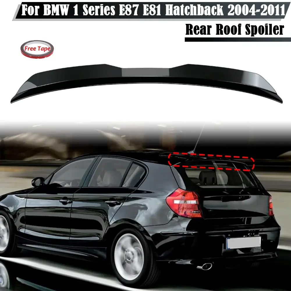 Rear Roof Lip Spoiler Wing For BMW 1 Series E81 E87 Hatchback 120i 130 135i 116i