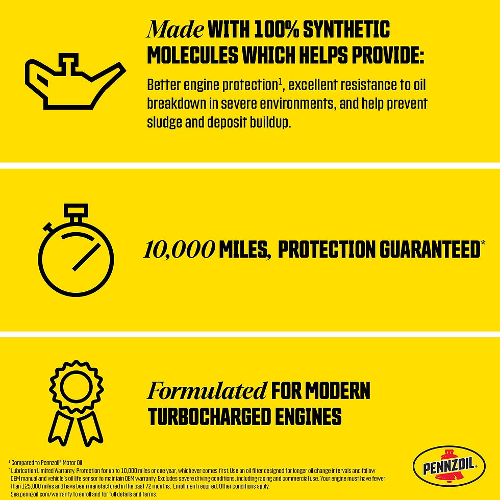 Thumbnail: Pennzoil Full Synthetic 5W-20 Motor Oil 5 Quart