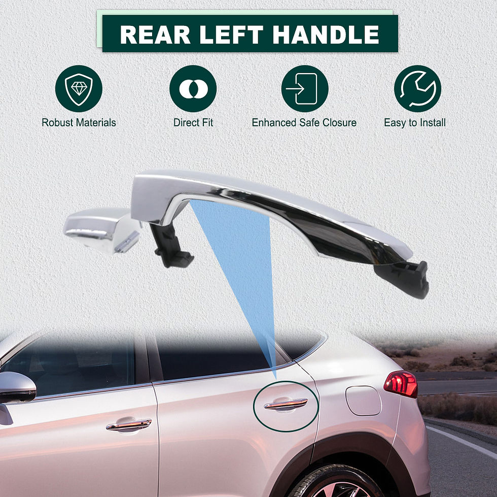 Thumbnail: Chrome Exterior Door Handle Smart Key Handle for Hyundai Tucson 2016-2020 82651D