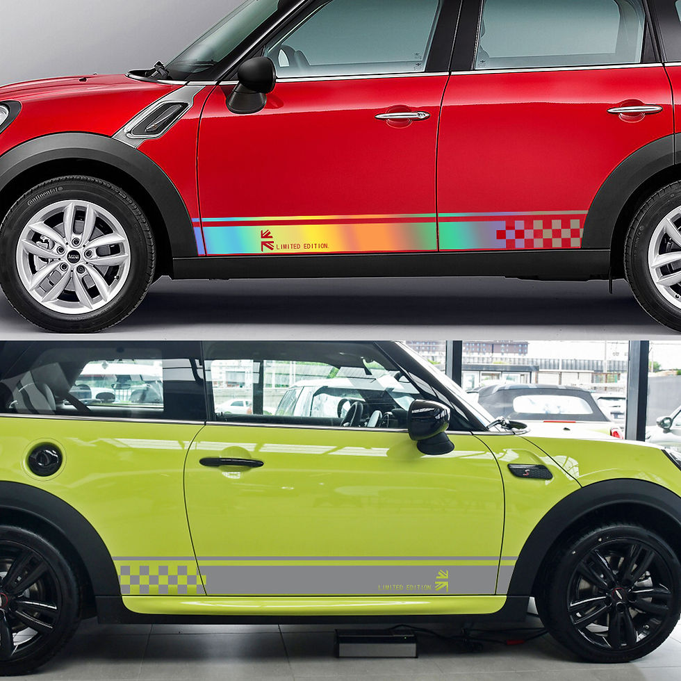 Thumbnail: Car Door Side Stickers For Mini Cooper R56 R57 R58 R50 R52 R53 R59 CountrymanR60