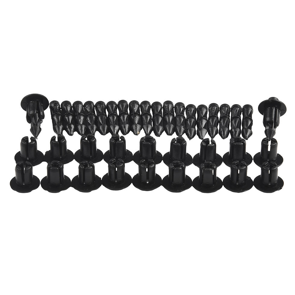 Thumbnail: 20Pcs 6mm Auto Fastener Clip Mixed Car Body Push Retainer Pin Rivet Plastic Rive