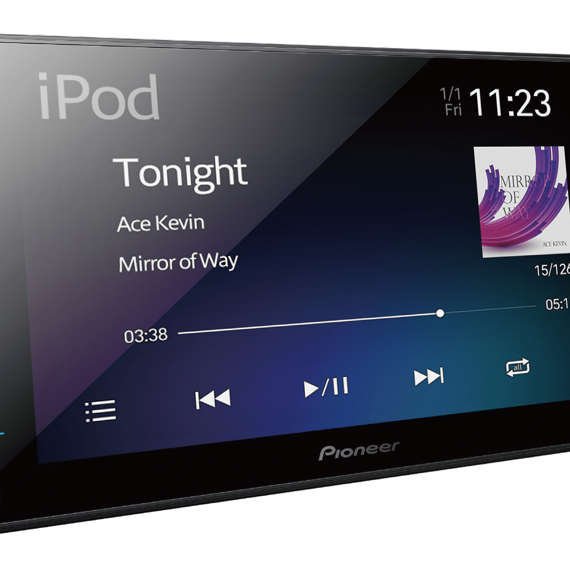 Pioneer DMH-160BT Car Play/Android Auto Digital Media Receiver with 6.8" To..