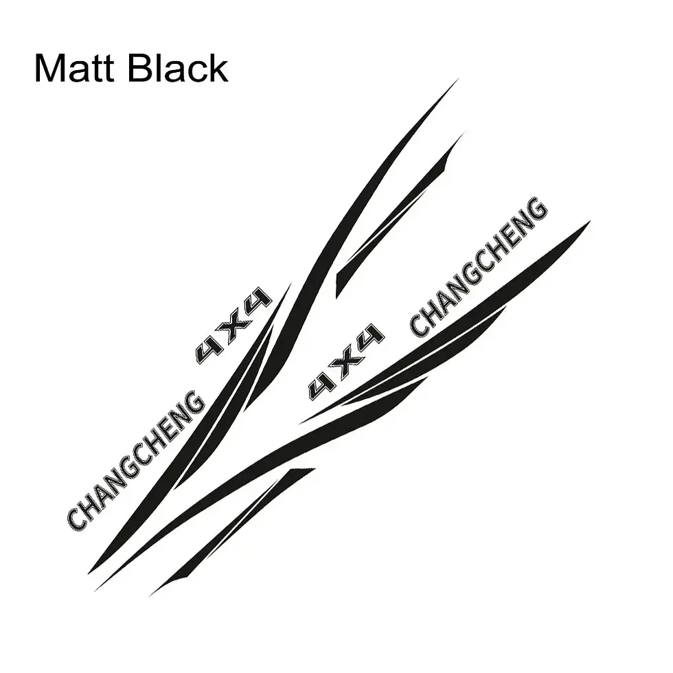 Thumbnail: For GWM Poer Pao Pickup Body Side Stickers Truck 4x4 Graphics Vinyl Film Letters