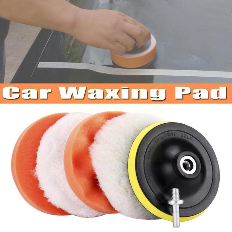 Thumbnail: 3/4-Inch Car Polishing Kit with Waxing Sponge Pad - Auto Body Beauty Polisher fo