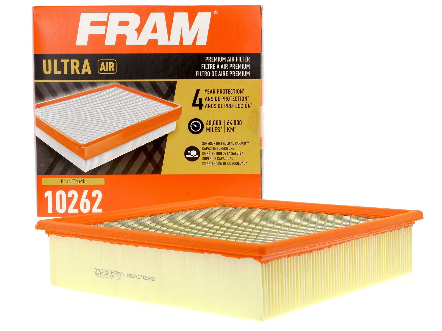 FRAM Ultra Air XGA10262, Premium Engine Air Filter for Select Ford and Linc..