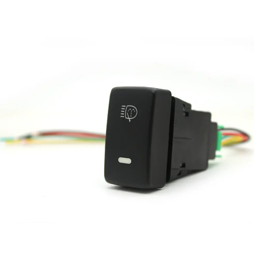 Thumbnail: Car Parking Radar Sensor Switch Power On Off LED DRL Fog Light Button For Honda